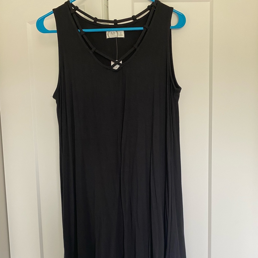 Maurices black dress/cover up